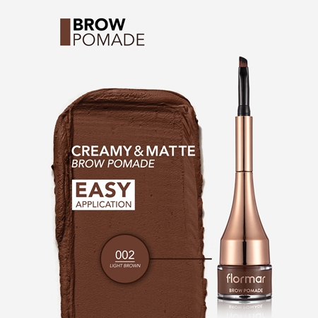flormar Brow Pomade μυραλοιφή για τα φρύδια με βούρτσα