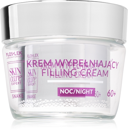 FlosLek Laboratorium Skin Care Expert Snake vypĺňajúci nočný krém 60+