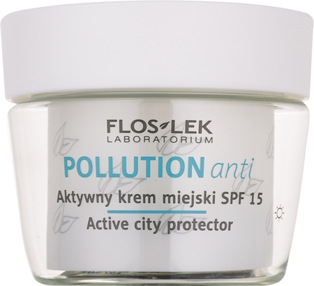 FlosLek Laboratorium Pollution Anti aktywny krem na dzień SPF 15