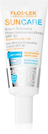FlosLek Laboratorium Sun Care Derma Anti-Wrinkle creme de proteção antirrugas