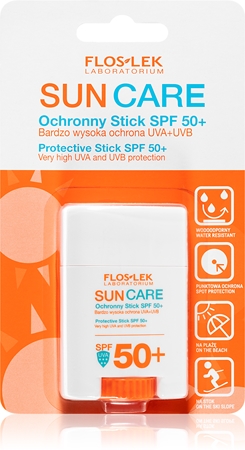 FlosLek Laboratorium Sun Care Derma защитен стик за чувствителни места SPF 50+