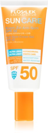 FlosLek Laboratorium Sun Care Derma gel-crema protector facial SPF 50