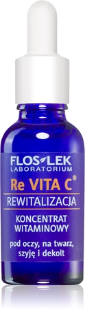 FlosLek Laboratorium Re Vita C 40+ Vitaminkonzentrat für den Augenbereich, Hals und Dekolleté