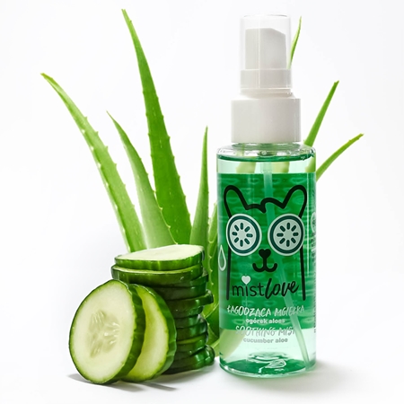 FlosLek Laboratorium Mistlove Cucumber Aloe pleťová mlha se zklidňujícím účinkem