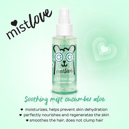 FlosLek Laboratorium Mistlove Cucumber Aloe pleťová mlha se zklidňujícím účinkem
