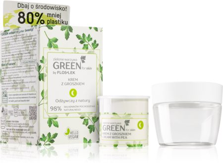 FlosLek Laboratorium GREEN for skin creme de noite nutritivo