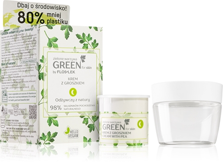 FlosLek Laboratorium GREEN for skin нощен подхранващ крем