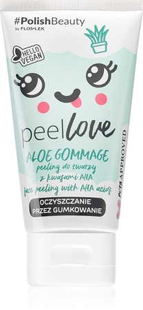 FlosLek Laboratorium Peel Love Aloe oczyszczający peeling do twarzy z AHA