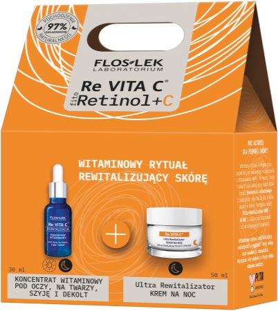 FlosLek Laboratorium Revita C coffret (com retinol)