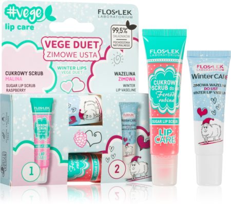 FlosLek Laboratorium Vege Lip Care Winter Lips Geschenkset (für Lippen)