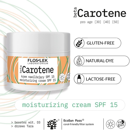 Floslek Laboratorium Beta Carotene Anti-Wrinkle Moisturiser SPF 15