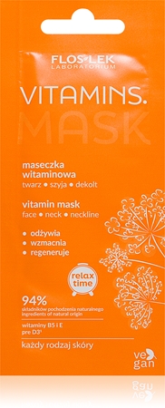 FlosLek Laboratorium Vitamins Vitamin Face Mask