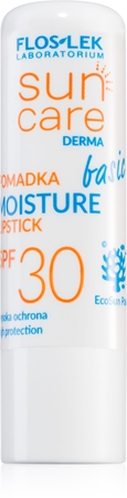 FlosLek Laboratorium Sun Care Derma Basic ochranný balzám na rty SPF 30