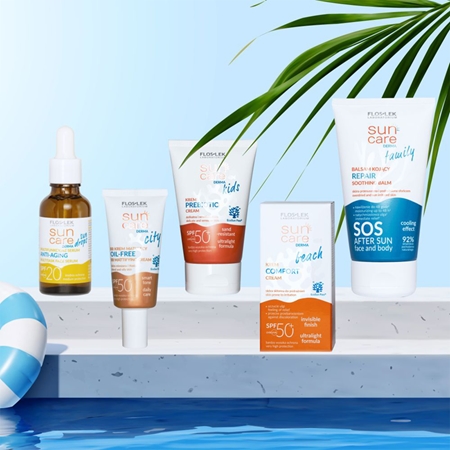FlosLek Laboratorium Sun Care Derma Basic ochranný balzám na rty SPF 30