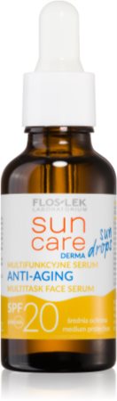 FlosLek Laboratorium Sun Care Derma Sun Drops ochranné sérum s protivráskovým účinkem