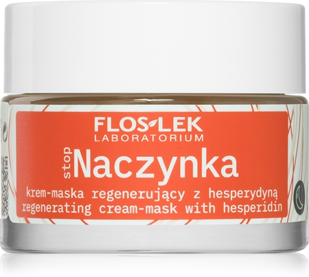 Floslek Laboratorium stopNACZYNKA regenerująca maska kremowa na noc