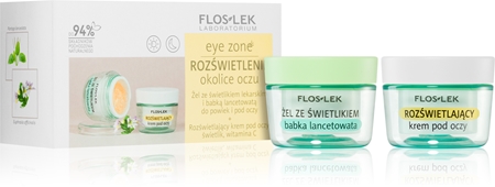 FlosLek Laboratorium Eye Zone dárková sada pro rozjasnění a vyhlazení pleti