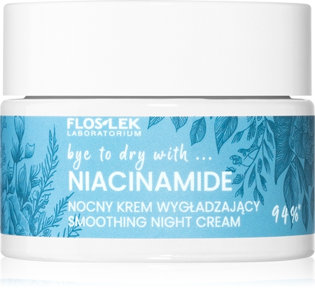 FlosLek Laboratorium Bye to dry with... Niacinamide подхранващ нощен крем
