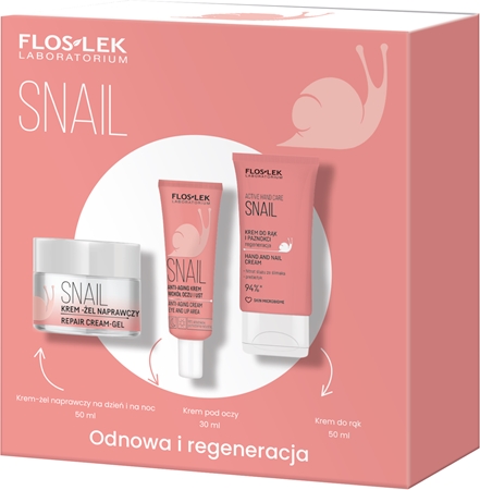 FlosLek Laboratorium Set Hand Set Snail dárková sada