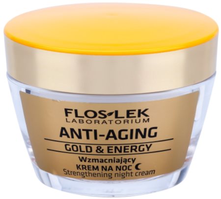 FlosLek Laboratorium Anti-Aging Gold & Energy creme de noite restaurador