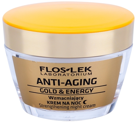 FlosLek Laboratorium Anti-Aging Gold & Energy posilující noční krém