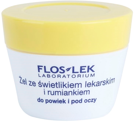 FlosLek Laboratorium Eye Care gel para o contorno dos olhos com eufrásia e camomila