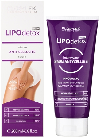FlosLek Laboratorium Slim Line Lipo Detox інтенсивна сироватка проти розтяжок та целюліту