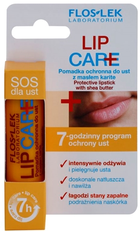 Floslek Laboratorium Lip Care SOS balsam ochronny do ust z masłem shea