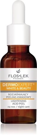 Floslek Pharma DermoExpert White&Beauty delikatne serum peelingujące na noc z efektem rozświetlającym