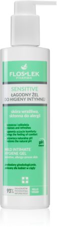 FlosLek Pharma Sensitive gel delicato per l'igiene intima per pelli sensibili
