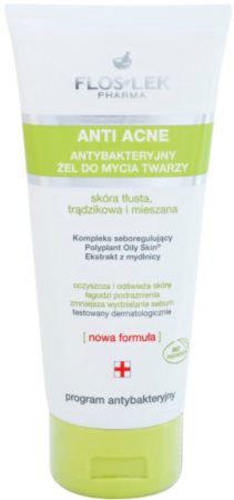 FlosLek Pharma Anti Acne gel de limpeza para pele oleosa propensa a acne