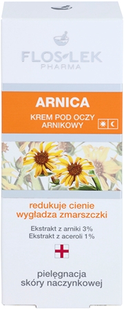 FlosLek Pharma Arnica eye cream for eye bags and wrinkles