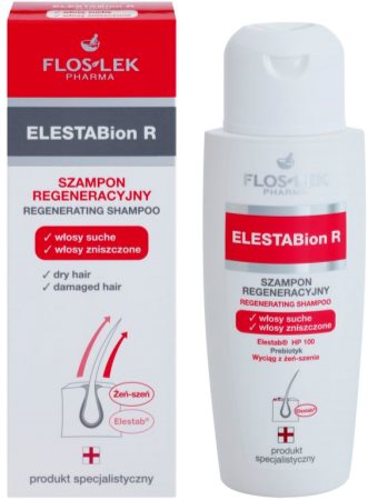 FlosLek Pharma ElestaBion R szampon regenerujący do włosów suchych i zniszczonych