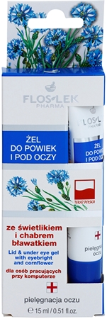 FlosLek Pharma Eye Care gel na oční okolí se světlíkem a chrpou