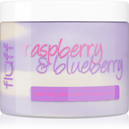 Fluff Blueberry & Raspberry tělový peeling