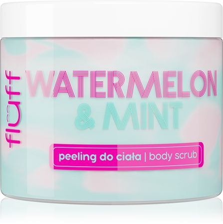 Fluff Watermelon & Mint tělový peeling