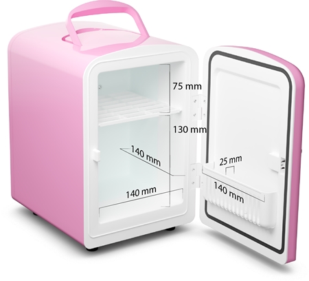 Fluff Cosmetics Fridger Pink mini-frigo à cosmétiques