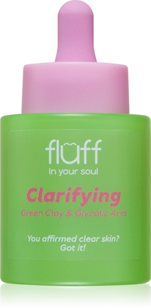 Fluff Clarifying pleťové sérum s jílem