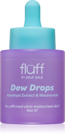 Fluff Dew Drops sérum hydratant à la niacinamide
