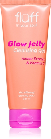 Fluff Glow Jelly čisticí pleťový gel s vitaminem C