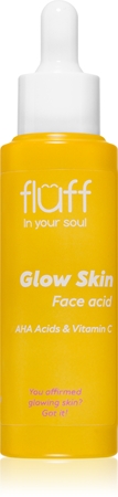 Fluff Glow Skin vyhlazující pleťový peeling s vitaminem C