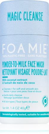 Foamie Powder-To-Milk Face Wash jemný pudr pro dokonalé vyčištění pleti
