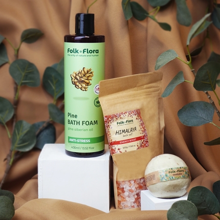 Folk & Flora Himalaya sel de bain relaxant