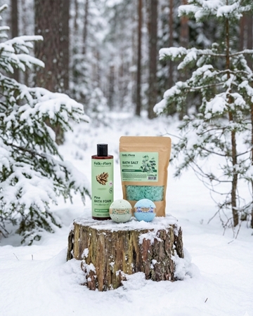 Folk & Flora Eucalyptus relaxačná kúpeľová soľ