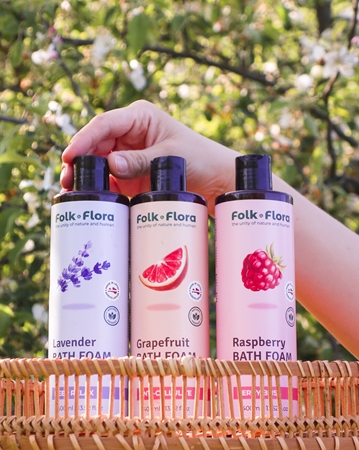 Folk & Flora Lavender гель для душу з релакс-ефектом