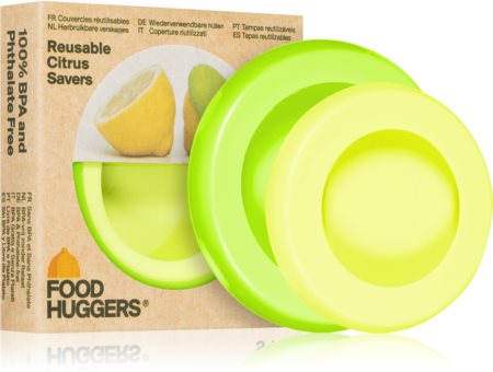 Food Huggers Set of 2 Food Huggers sæt med silikonelåg
