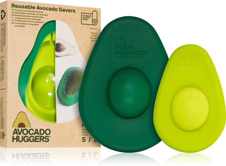 Food Huggers Set of 2 Avocado Huggers® coperchio in silicone per l’avocado