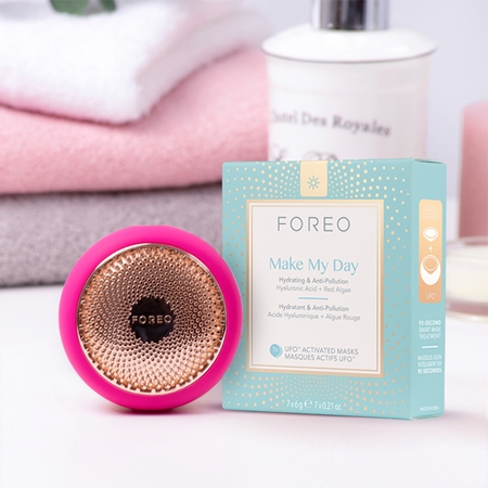 FOREO UFO™ Make My Day ochranná pleťová maska s hydratačním účinkem