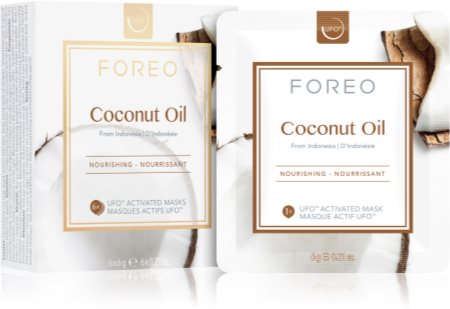 FOREO UFO™ Coconut Oil máscara de nutrição profunda