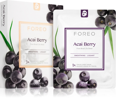FOREO Farm to Face Sheet Mask Acai Berry антиоксидантна платнена маска